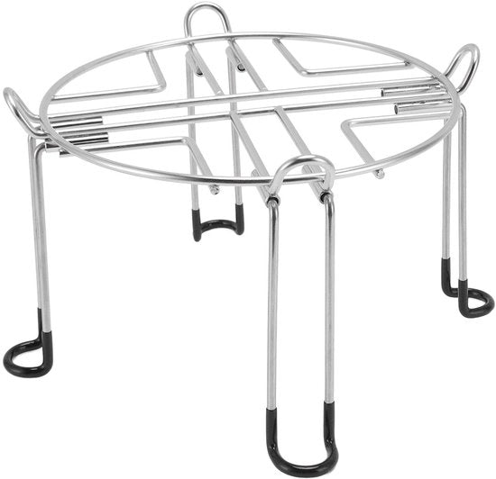 Supporto per Filtro Acqua in Acciaio Inossidabile - Manubri Rimovibili - Suola Antiscivolo - Sostegno Portatile - Installazione Facile - Diametro 23 cm - Osservatorio per Filtro Acqua
