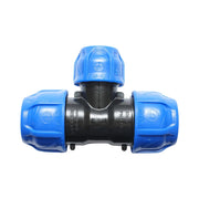 Raccordo a Compressione a T PN16-32X25X32mm per sistemi irrigazione Raccordo/Manicotto/Connettore a T per tubo irigazione