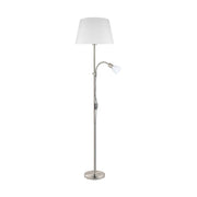 Piantana Moderna Conesa Acciaio Nichel Satinato 1 Luce E27