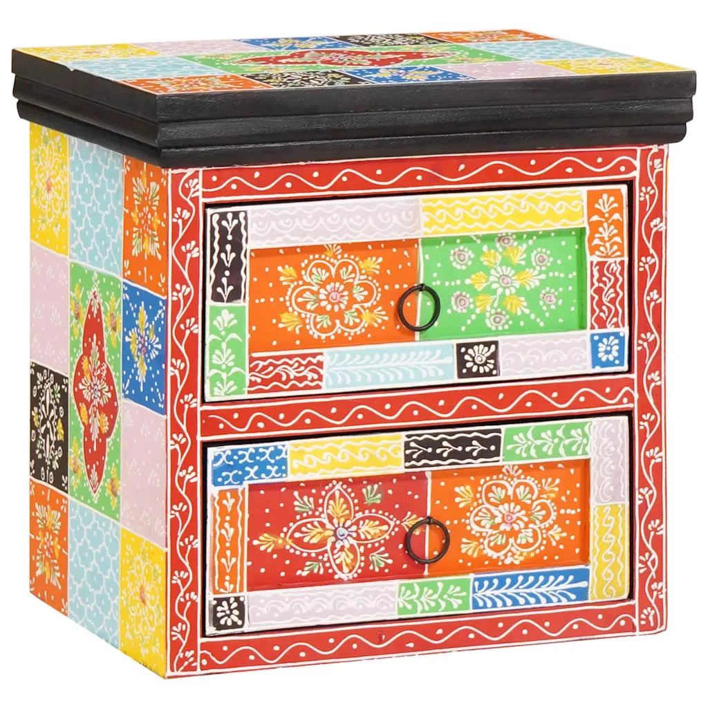 Set di 2 Comodini | Armadio da Notte | Mobiletto da notte con cassetto Multicolore 40 x 30 x 40 cm