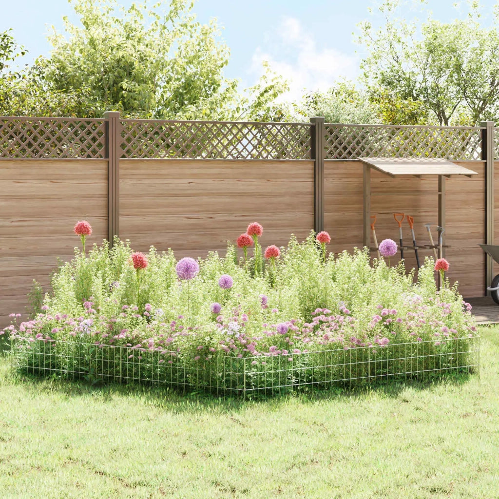 Recinzione da Giardino con Picchetti 24 pcs 95 x 30 cm Mesh 42042962