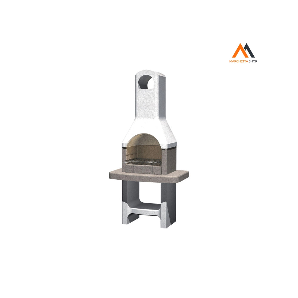 BARBECUE MURATURA 'LUCERNA' 88 x  58 x  H 179,1 cm
