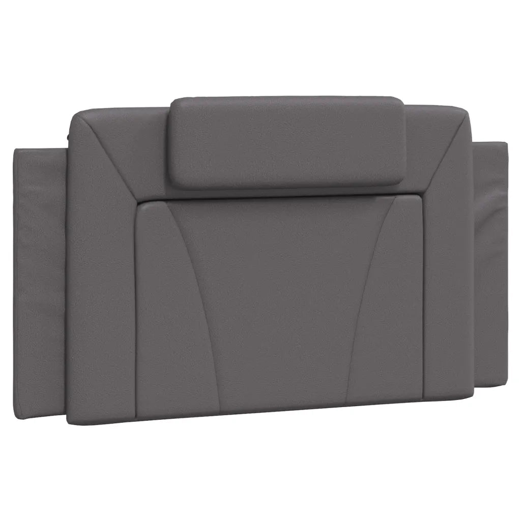 Letto singolo | Letto per adulti | Letto Viana con Materasso Grigio 100x200 cm in Similpelle