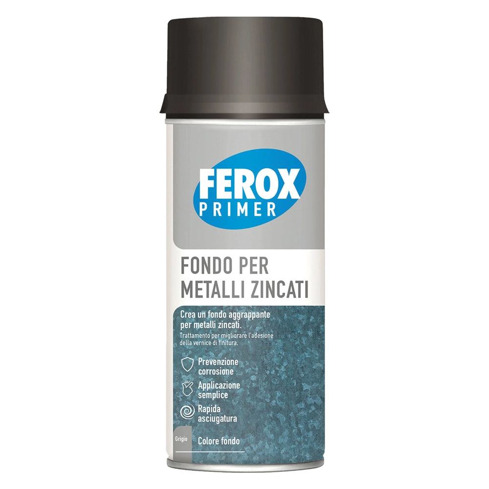 FEROX FONDO AGGRAPPANTE SPRAY legno (fondo grigio chiaro)- 6 pezzi  - AREXONS