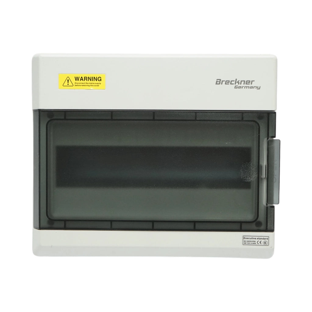 Pannello fusibili applicato 1 fila, 12 moduli IP66 Breckner Germany