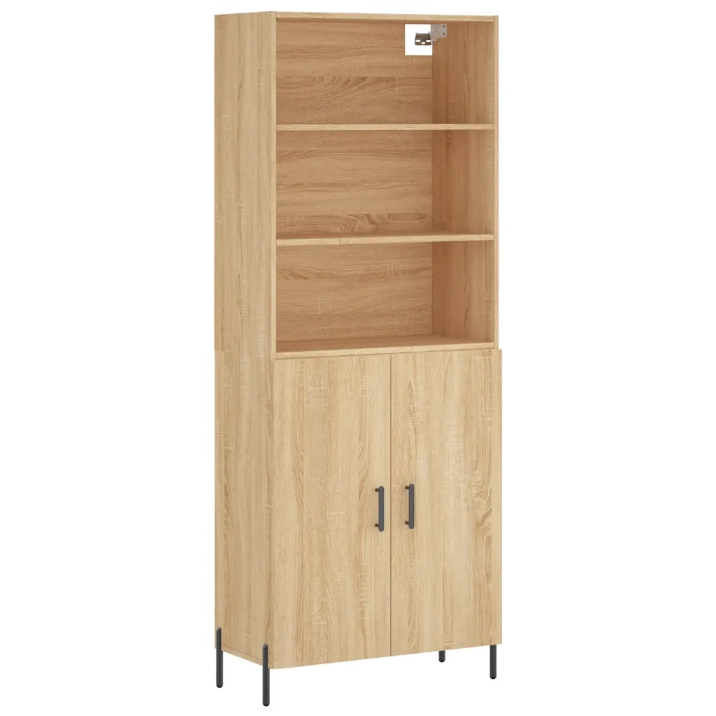 Credenza Rovere Sonoma 69,5x34x180 cm in Legno Multistrato 3189264