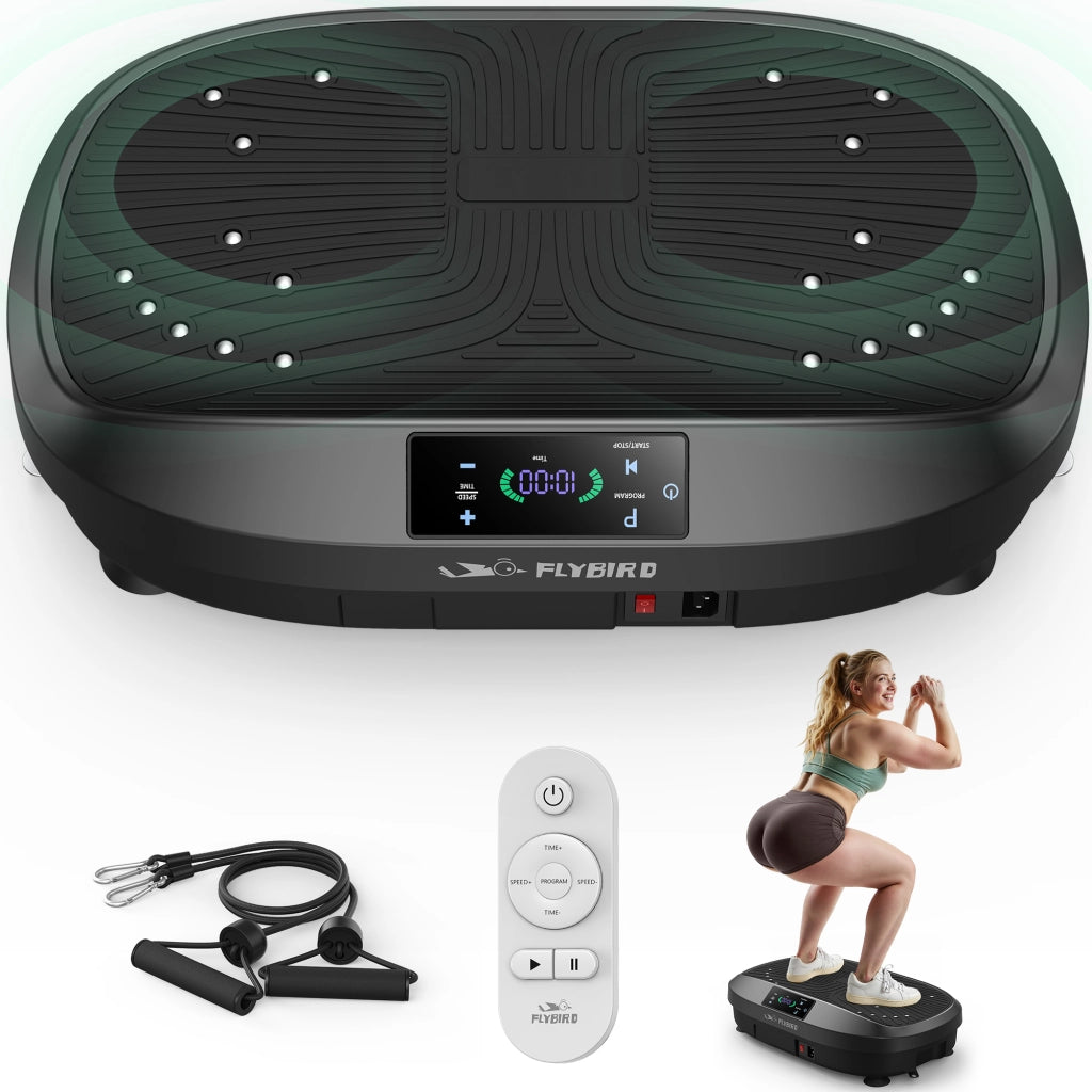 Pedana Vibrante 120 Velocit¨¤ ¨C Xylo ¨C 150kg Capacit¨¤ Allenamento Corpo