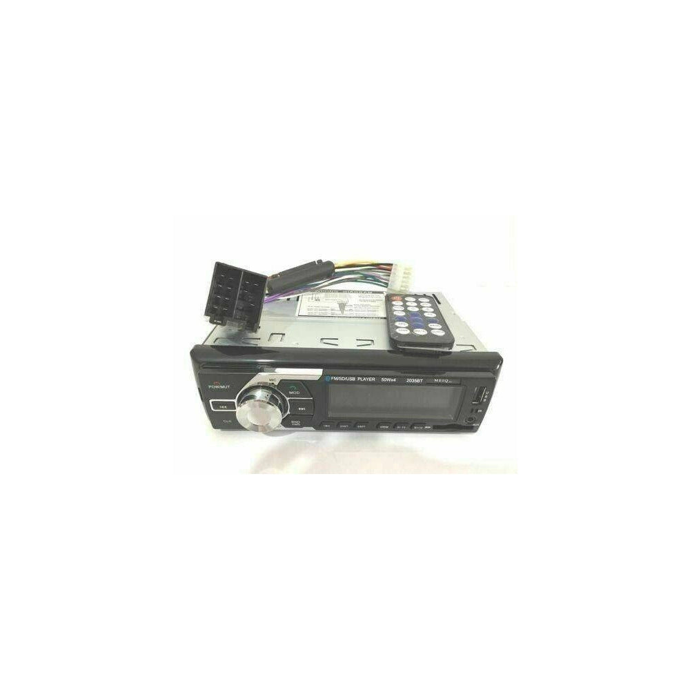 Trade Shop - Autoradio Stereo Per Auto Bluetooth Radio Fm Musica Mp3 Sd Usb Mmc Card 2035bt -
