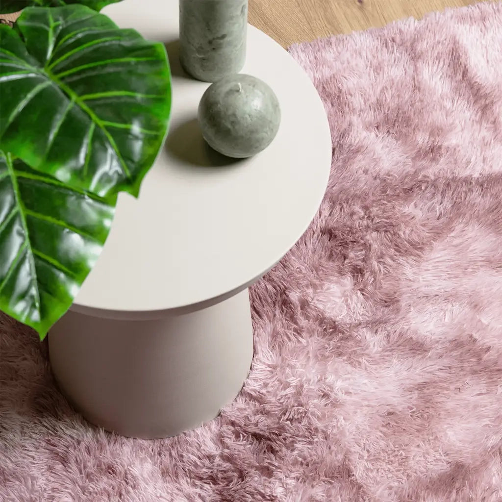Tappeto Shaggy a Pelo Lungo NAVARRA Rosa Antico 130x200cm 4102833