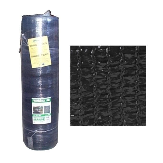 T-rex 01769 Rete Ombreggiante Frangivista 90% 200 cm x 100 m polietilene HD 80 g-mq colore Nero