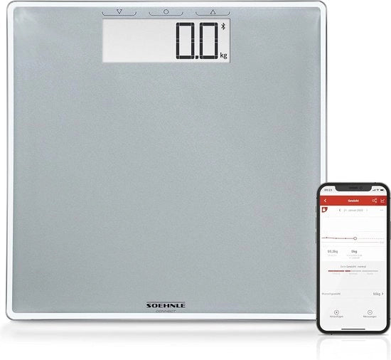 Pesa Digitale con Bluetooth e Connessione App - 180 kg Max
