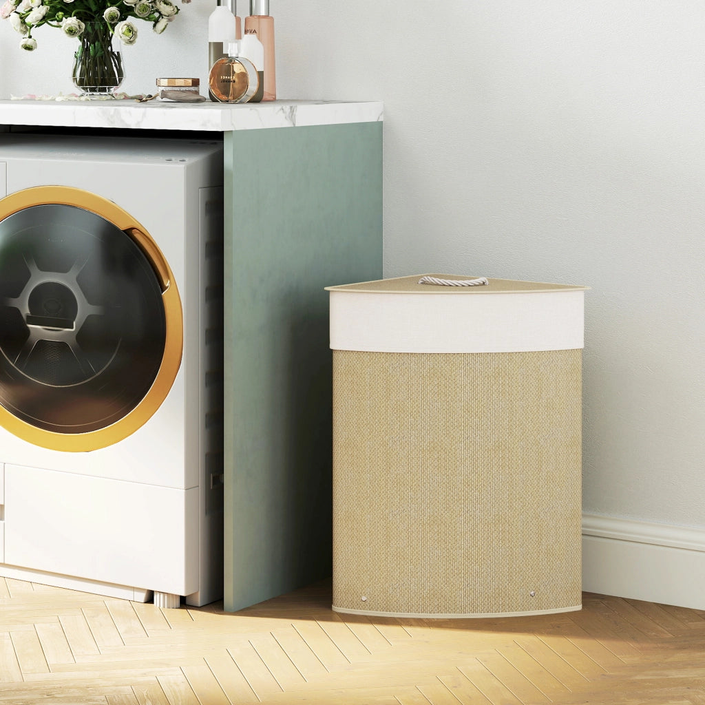 Cestino per Biancheria in Bamb¨´ 55L ¨C zephmum ¨C 35x35x60 Naturale