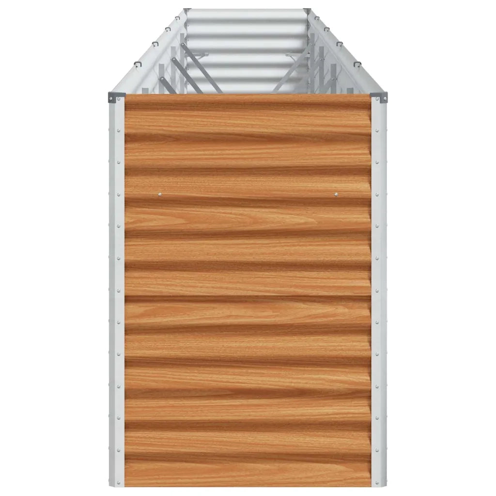 Fioriere | Cassetta per fiori | Letto rialzato da giardino 485 x 50 x 68 cm Acciaio zincato