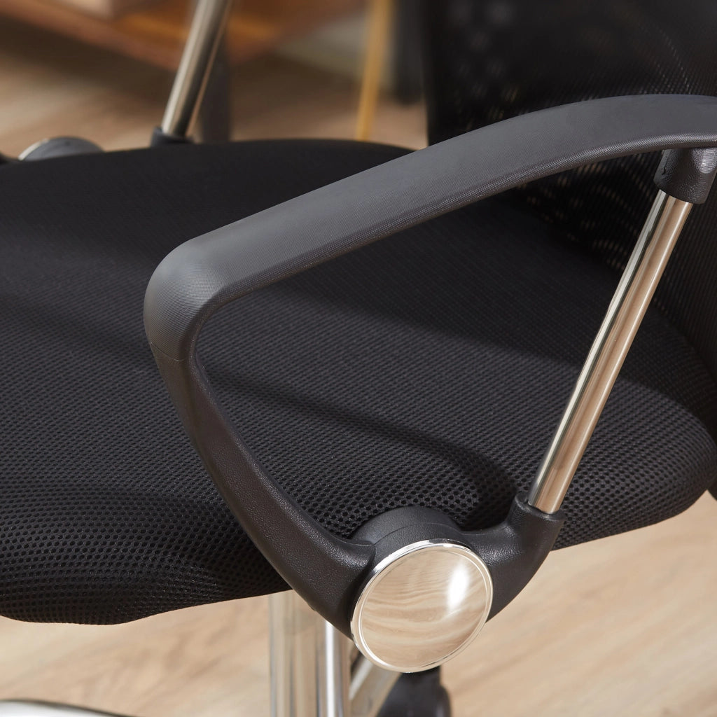 Sedia da ufficio con schienale in rete, sedia da scrivania regolabile in altezza, sedia da gaming ergonomica, sedia girevole con funzione dondolo,