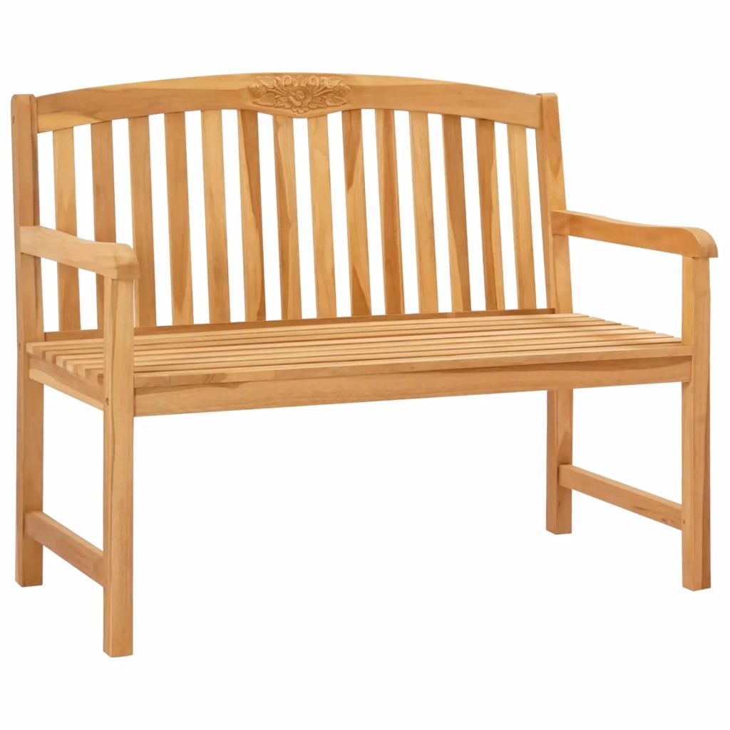 Panchina in legno intagliata a mano Naturale 114 x 60,5 x 95 cm 42030013