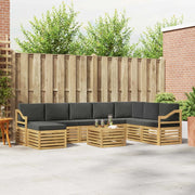 Set divani Legno di Acacia Massello 3392372