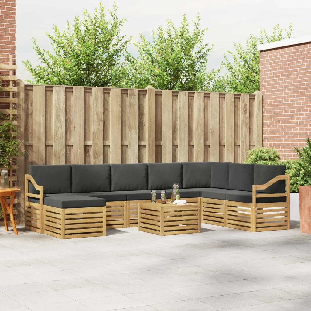 Set divani Legno di Acacia Massello 3392372