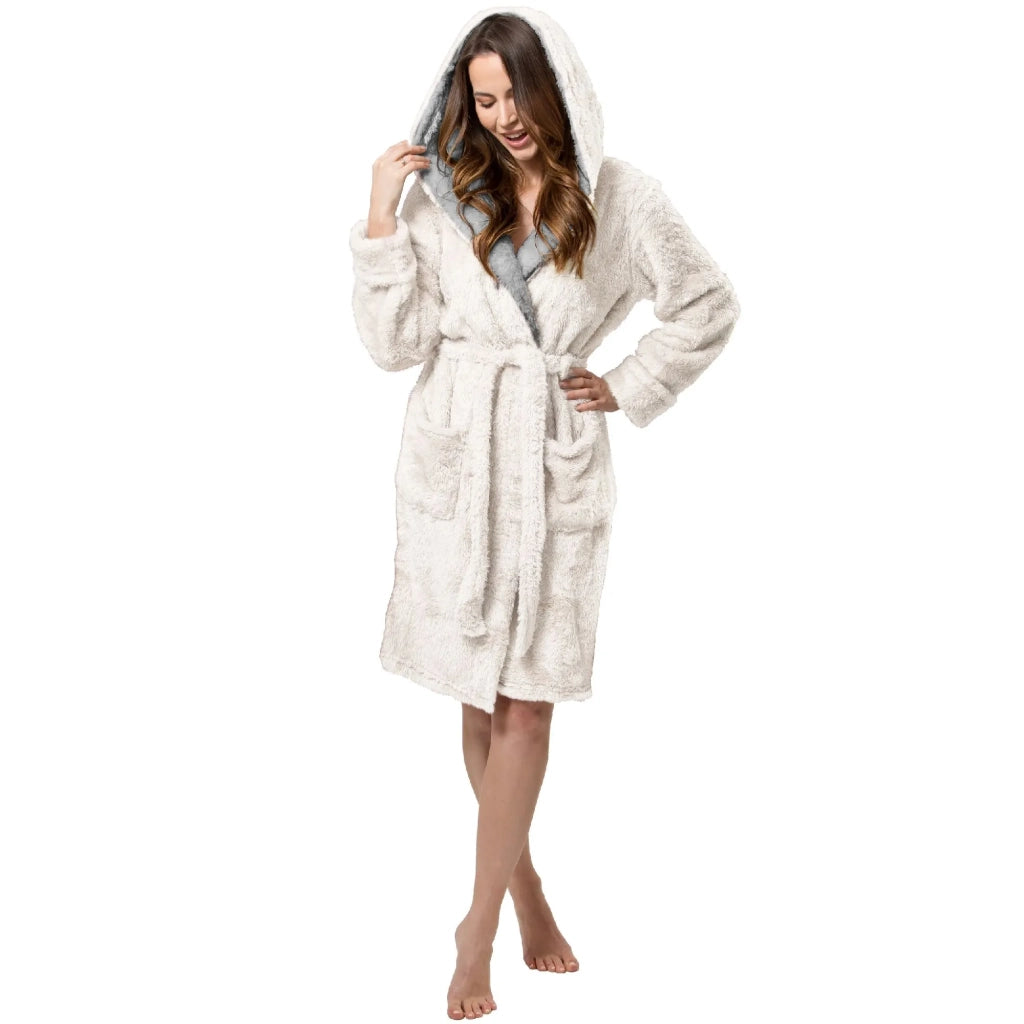 Accappatoio Jordan Ecru Grey Women L