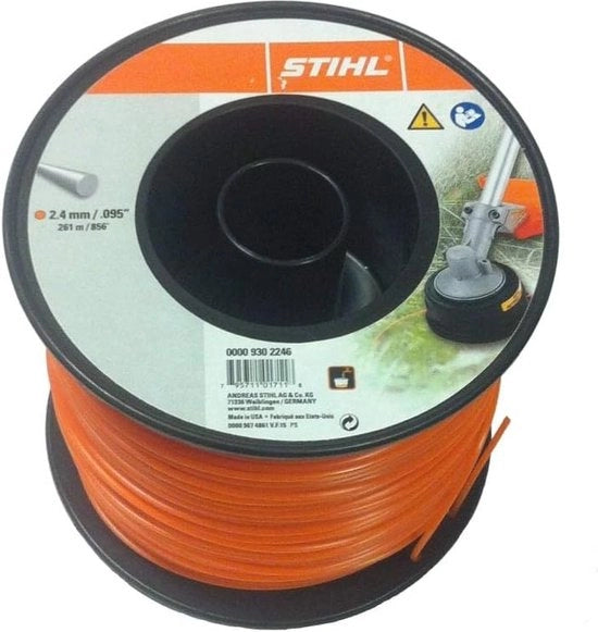 Filamento nylon 2,4 mm x 850 ft - Resistente e Universale