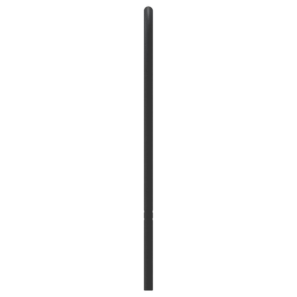 Testiera di Ricambio in Metallo Nero 80 cm 353662