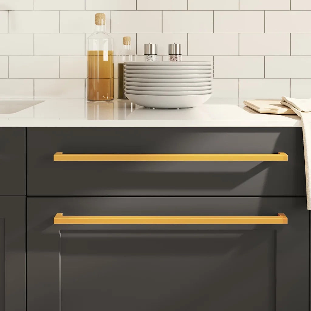 Maniglie per Mobili 5 pz Oro 480mm in Acciaio Inox CFW2716893