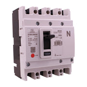 Interruttore Scatolato MCCB 4P 100A/125A 36kA, Magnetotermico Trifase AC 400V (100A)