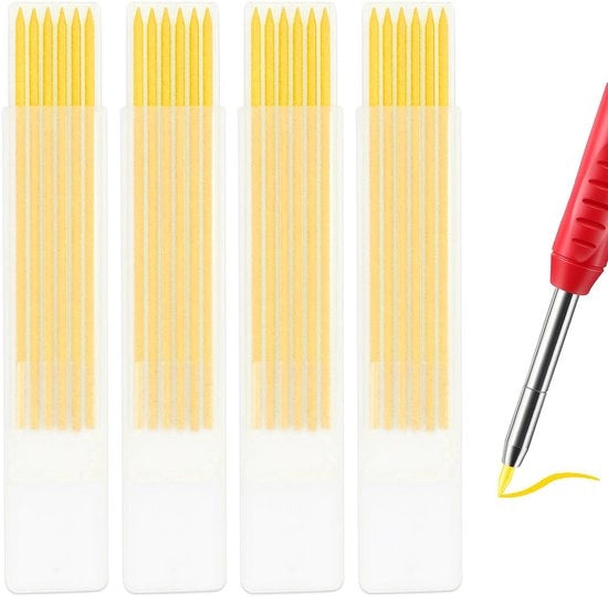 Vernici per Grafite - 24 Stuks - 2,8 mm - Opbergdozen - Vulpotlood - Duurzaam e Imbottito - Acqua-Resistente