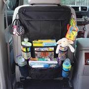 Organizzatore per Auto Sedile Posteriore di Alta Qualità | Protezione del Poggiatesta e Angoli Robusti | Protezione per iPad | Organizzatore per Auto con 12 Comparti di Stoccaggio (Grigio)