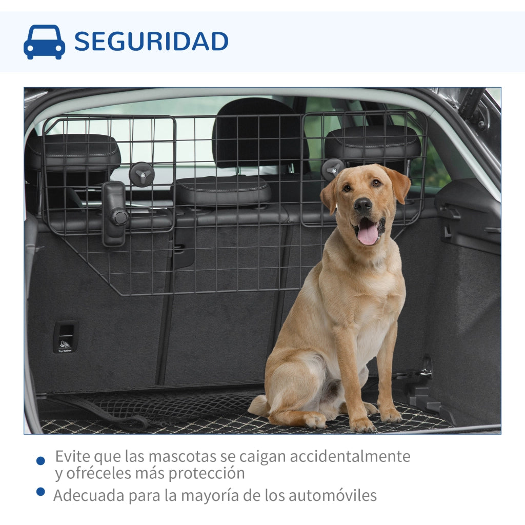 Barriera Protettiva Auto per Cani ¨C Minimal ¨C 90-120x40.5 cm Nero