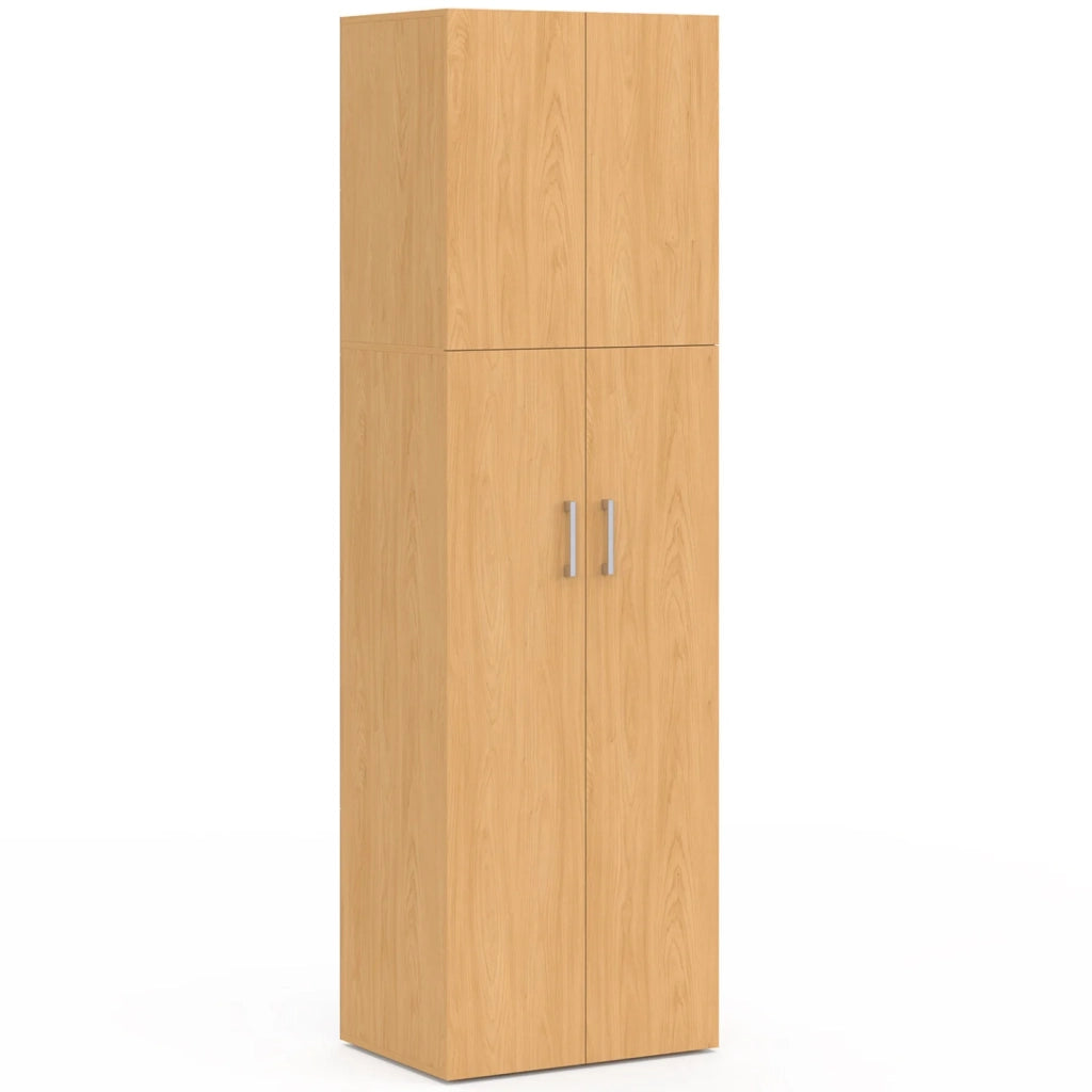 IDMarket - JULIANA Armadio in legno a 2 ante 50 cm con ripiano