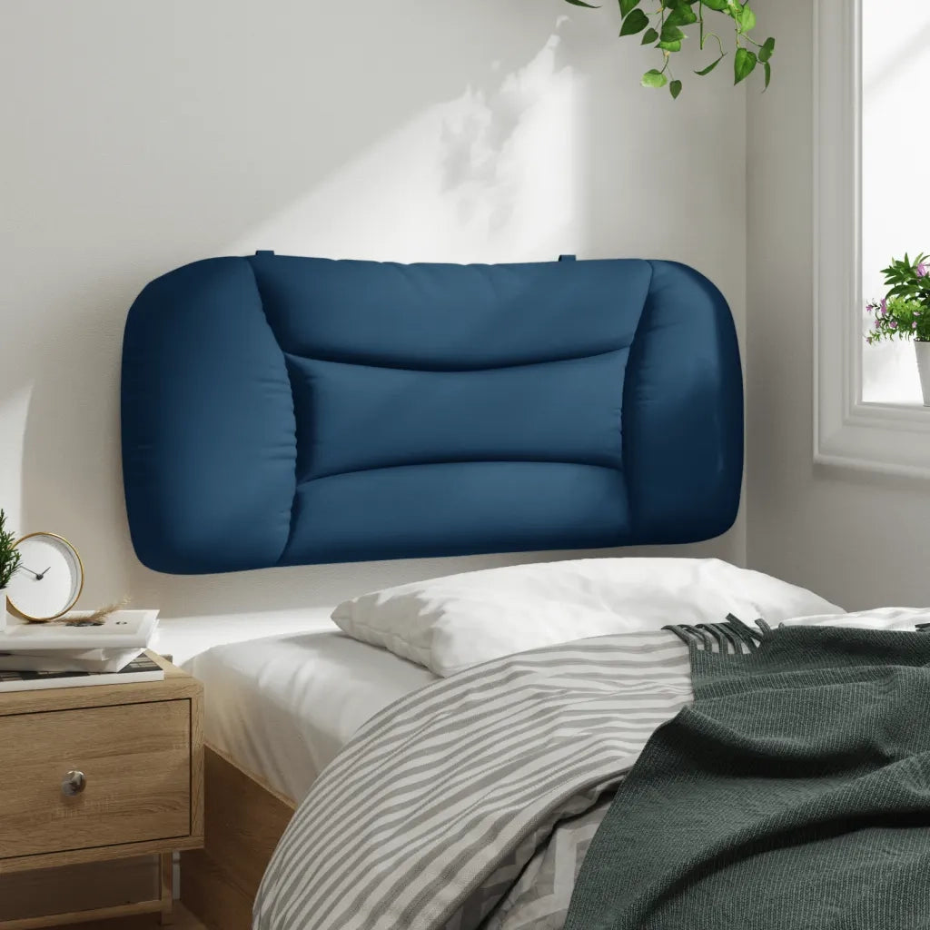 Cuscino Testiera Hvar Blu 80 cm in Tessuto 374531