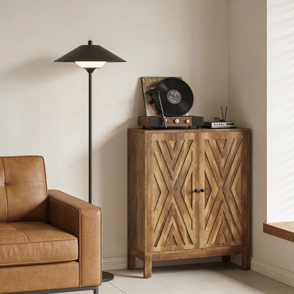 Scarpiera con 5 ripiani regolabili - per ingresso - in MDF e metallo - 101×48×22.5 cm