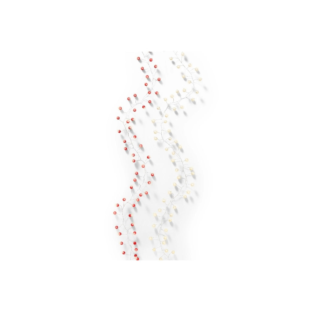 Micro LED bianco/rosso ass 150cm 80L