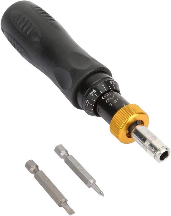 Set di chiavi a sfera con presa fissa per socket a 6 facce, 0.2-1.2Nm, divisori di 0.02Nm, set di chiavi a sfera regolabili con presa fissa.