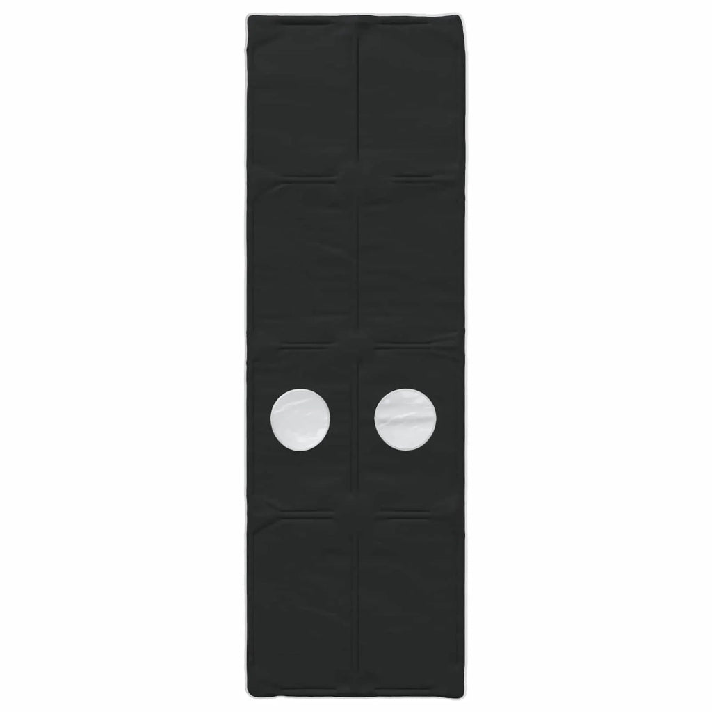 Letto con Tunnel 3 pz Rovere Artigianale e Nero 3423700