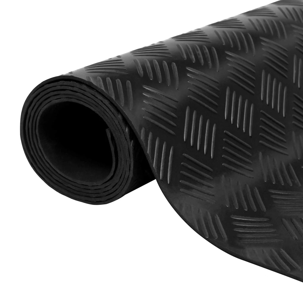 Tappeto per pavimento Nero 1 x 2 m Gomma