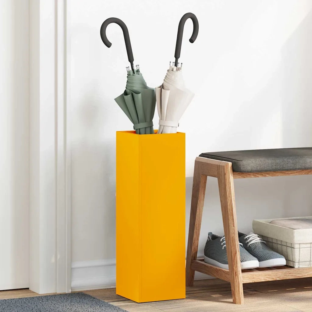 Supporto per Ombrellone Senape 15,5 x 15,5 x 49 cm Metallo 868485
