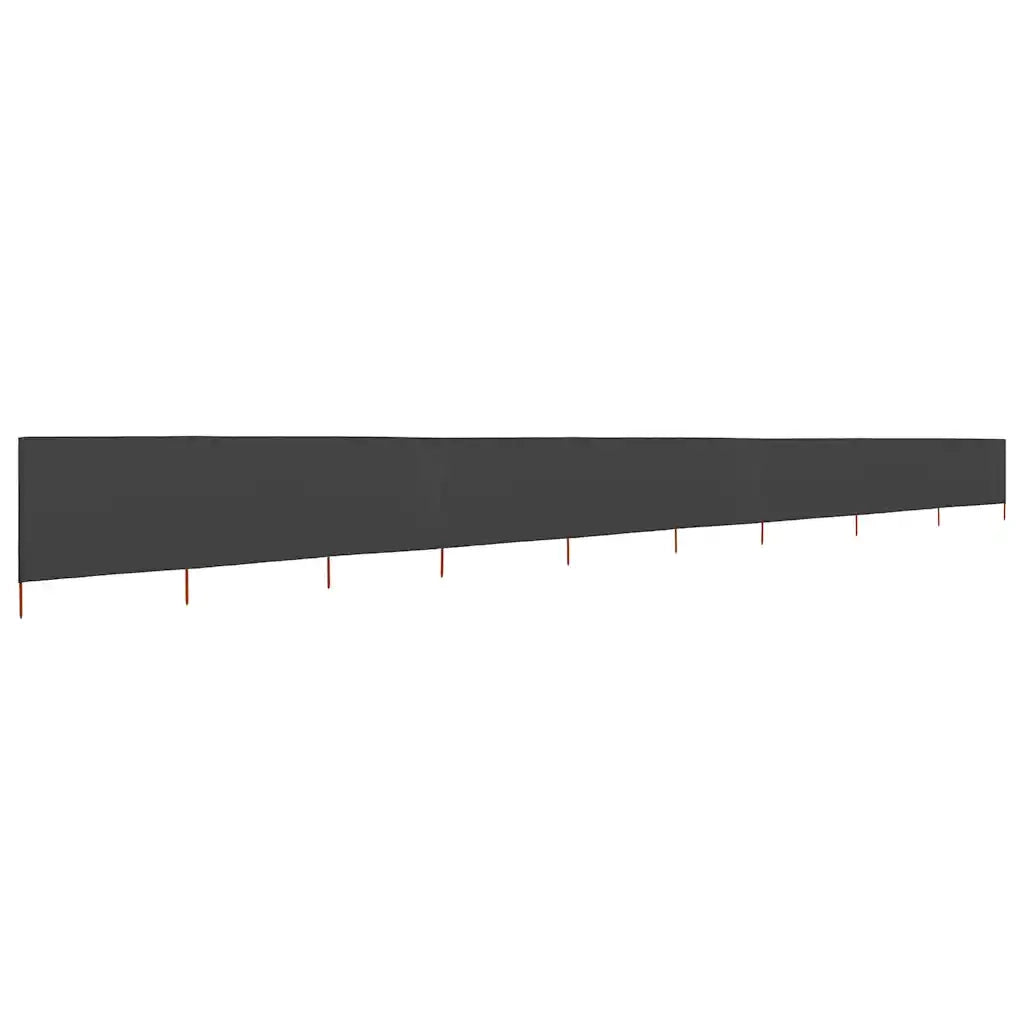 Paravento a 9 Pannelli in Tessuto 1200x120 cm Antracite CFW6704950