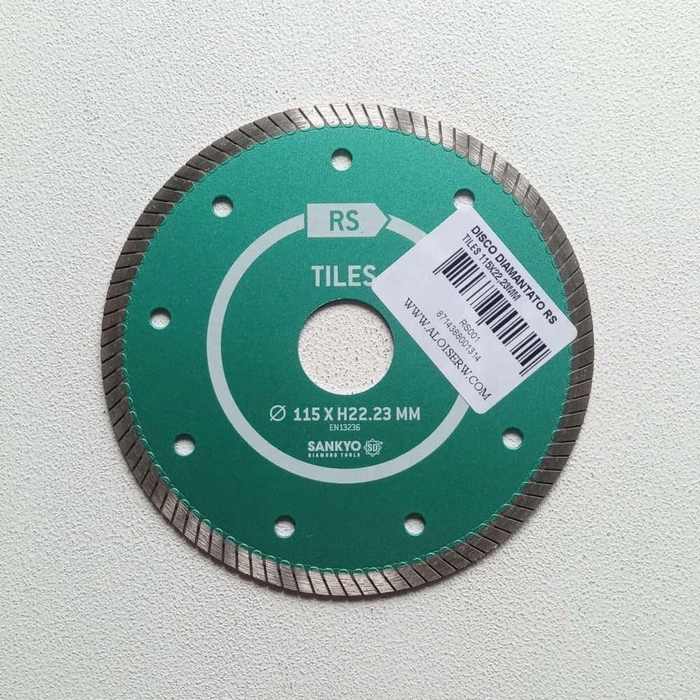 Sankyo rs 115mm disco diamantato universale per taglio piastrelle agglomerato granito