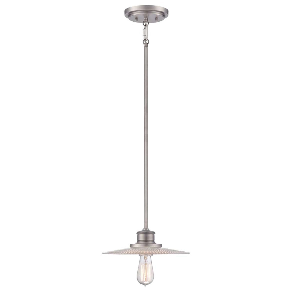 Lampada a sospensione Quoizel Admiral nichel E27 60W