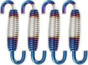 4 Set di Freni di Arresto per Motocicletta 58mm Color Argento