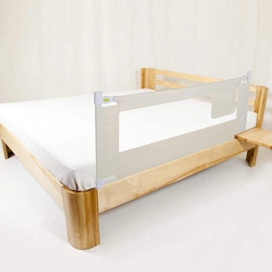 Letti Bambini - Protezione di Sicurezza - Riportabile - Grigio - Adattabile - Protezione del Letto per Bambini - Adatto per Bambini di Età Prescolare - 180 cm.