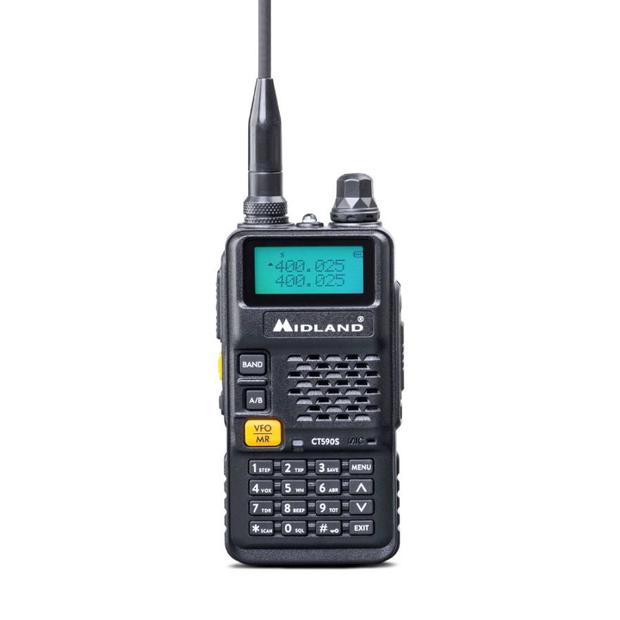Midland CT590 S Radio Amatoriale Dual Band VHF/UHF 5W 128 Canali VOX FM