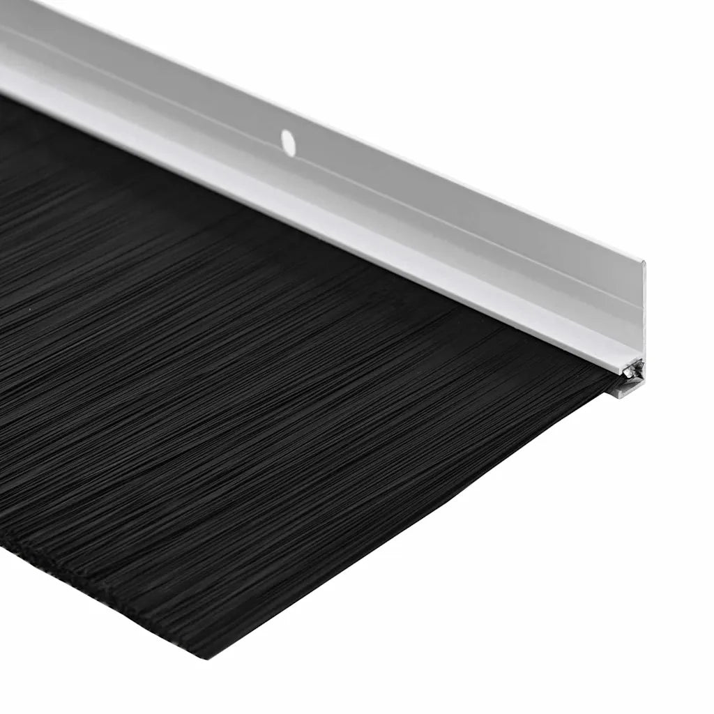 Spazzole per porte a vite 2 pz Bianco 100 cm Lega di alluminio CFW7466269