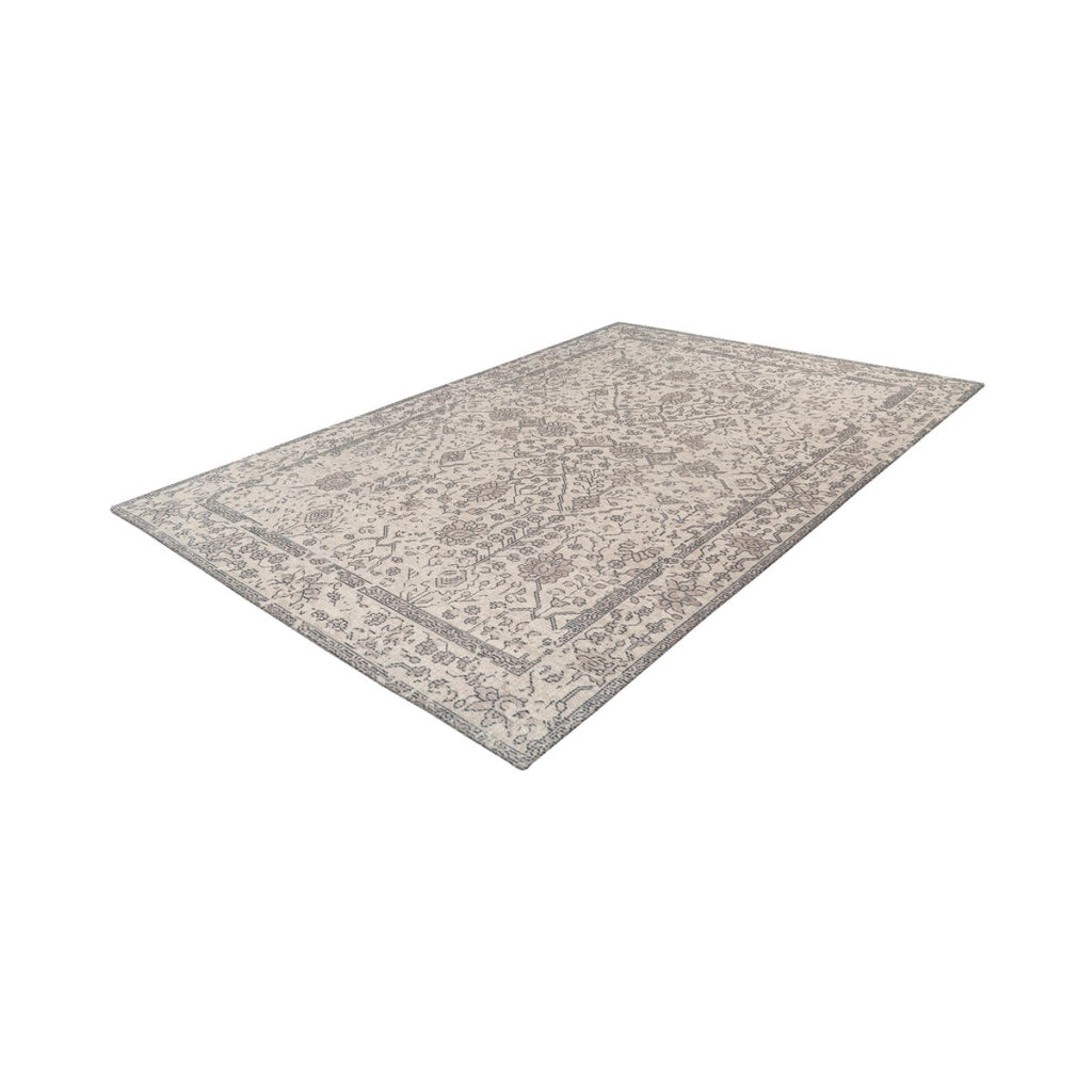 Tappeto Percy 100 in Cotone Beige 80x150 cm