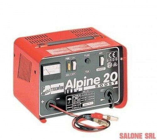 CARICABATTERIA AUTO PORTATILE TELWIN ALPINE 20 BOOST TENSIONE 12-24V CARICA BATTERIA