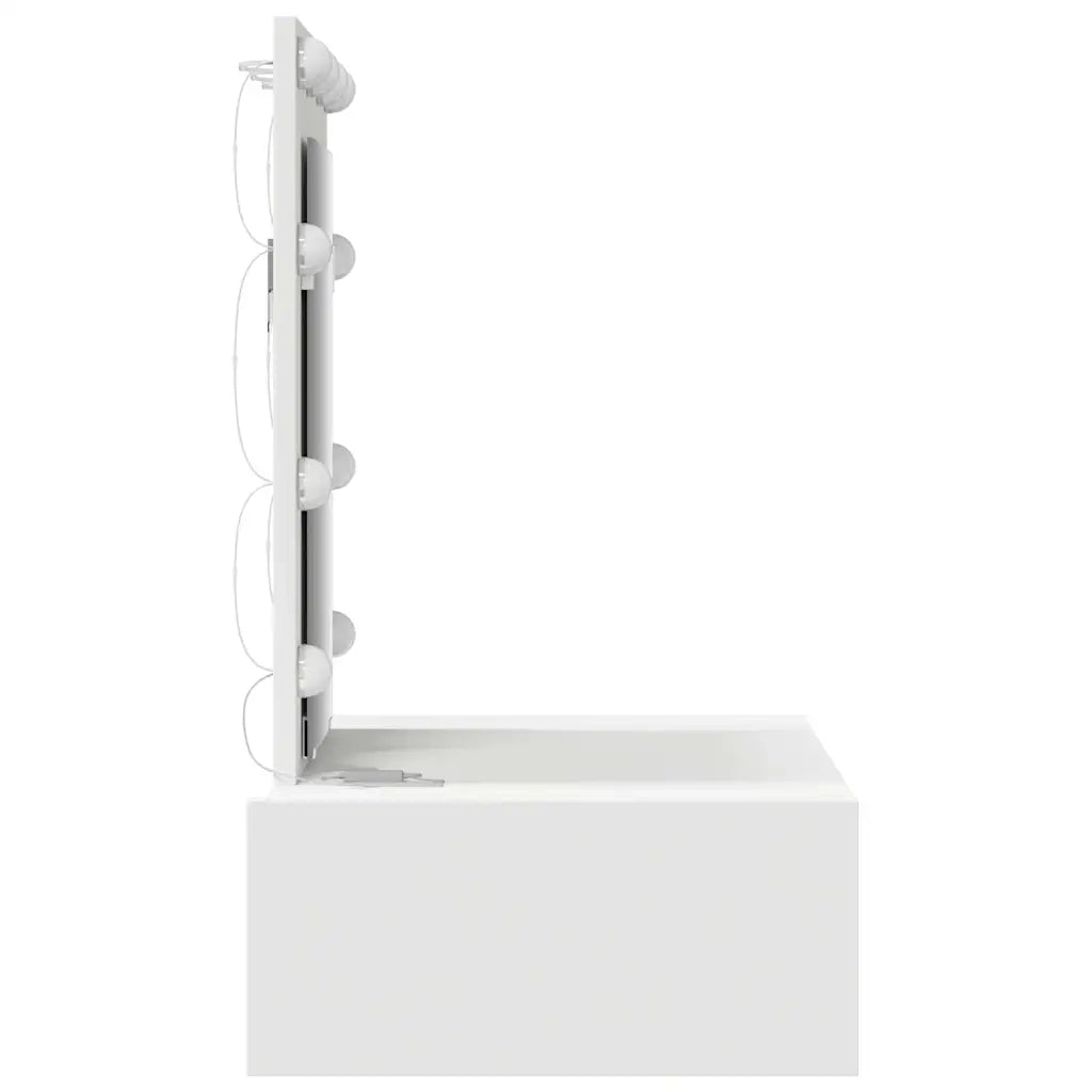 Toeletta | Tavolo da Trucco Bianco 60 x 40 x 70 cm Legno multistrato