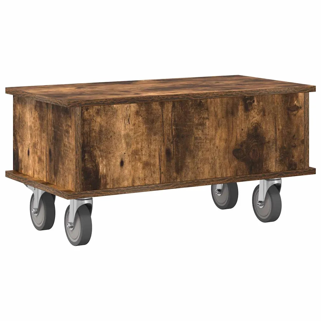 Supporto TV-Credenza per TV-Mobile TV Rovere fum¨¦ 68,5 x 35 x 35 cm Legno multistrato