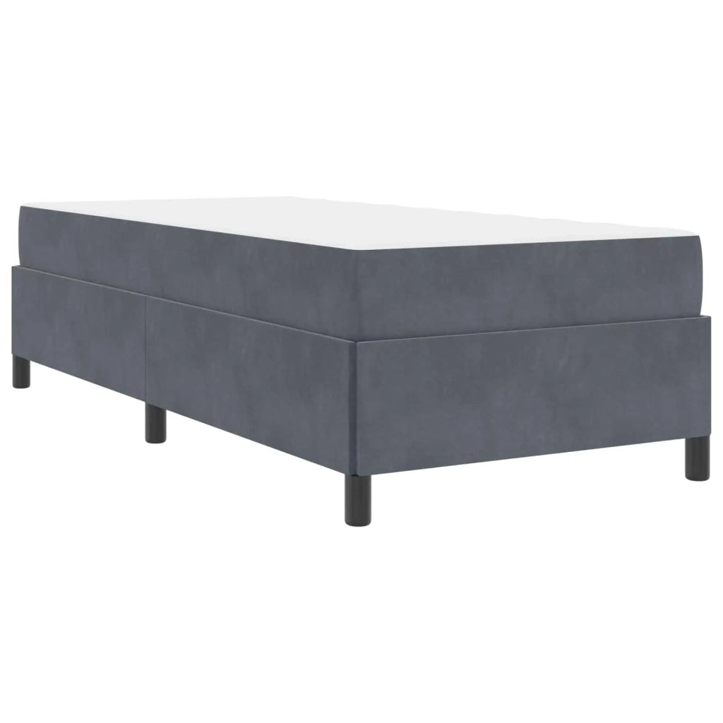 Struttura del letto Grigio scuro 80 x 200 cm Tessuto 3399025