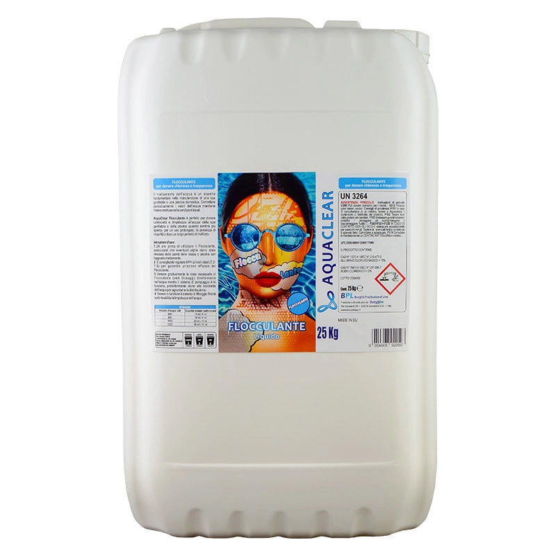 Flocculante liquido effetto schiarente per piscina AQUACLEAR Quantità confezione: 1 pezzo